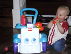 Jake with his Musical Ice Cream Cart